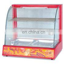 Hot Fast Food Warmer Glass Display /food Warmer Showcase With Sliding Glass Door thumbnail-2