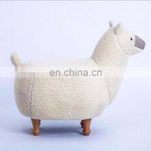 Top Quality Children Furniture Cute Wooden Animal Sheep Shape Stool thumbnail-5