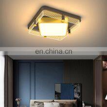 New Product Decoration Indoor Black Gold Bedroom Living Room Iron Acrylic Modern LED Ceiling Lamp thumbnail-4