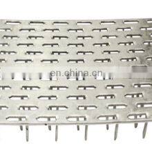 Blue Spray Venetian Blinds Punching Plate Bending Heat Dissipation Cover Plate Metal Perforated Louver Mesh Color Optional thumbnail-1