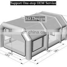 Cheap Price Sliver Commercial Inflatable Car Truck Garage Paint Booth Tent thumbnail-3