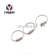 Excellent Ring Wire Stainless Steel Keychain Customized Key Chains thumbnail-1