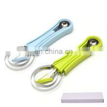 Three-Piece Set Salad Food Multifunctional Easy Plastic Handy Creative Manual Vegetable Fruit Cutter thumbnail-3