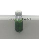 15ml Green and Amber Round Essential Oil Glass Bottle