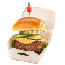 Chicken Burger Boxes,Kraft Paper Hamburger Packaging Box