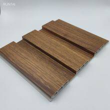 WPC Panel Wooden Grain Wpc Wall Panels Designs 195MM -12MM Not Less Than 730g/meter