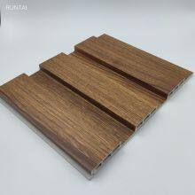 WPC panel wooden grain wpc wall panels designs    195MM -12MM   Not less than 730g/meter