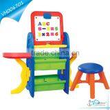 Kids Drawing Board Table With Desk and Numbers Letters 80pcs thumbnail-1