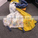 Bohemian Pattern Colorful Paisley Printed Fashion Muslim Women Lady Tudung Quality Choice thumbnail-5