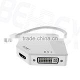 3-in-1 Mini Displayport Adapter DP to VGA DVI for MacBook thumbnail-3