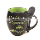 Color Glazed Ceramic Mug Bulk, Custom Made Printed Decorative Coffee Mug thumbnail-2