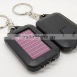 Colorful Solar Power Flashlight 3 Leds Keychain thumbnail-4