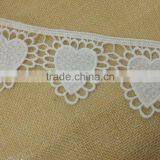 Fancy Emboridery Lace for Ladies Sweater Neckline --- H1665 thumbnail-4