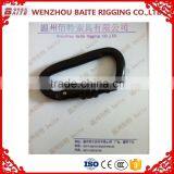 BLACK PLATED CARABINER QUICK LINK /WIRE ROPE ACCESSORY thumbnail-1