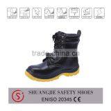 CE EN ISO 20345 PU Injected Safety Shoes Safety Boots 9883-3 thumbnail-1