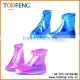 Fashion Waterproof Shoes Cover Rain Snow Reusable Protective Shoes Covers for Women Men Kids thumbnail-1
