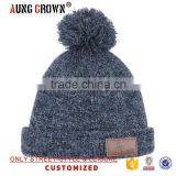 Winter Custom Knitted Beanie Hat Wholesale thumbnail-1