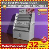 Customized Made Home Furniture 2 Drawers Metal Book Case