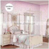 affordable printed special effect wallpaper, country plant wall sticker for shop , home accent wallcovering brands