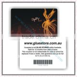 Glossy plastic PVC membership card