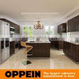 New Design Classic Customized Wood Veneer Kitchen Cabinet With HPL Finished thumbnail-2