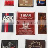 Customized Embossed Fake Leather Patch or Imitation Leather for Jeans, Men Jackets and Apparel