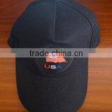 Custom Baseball Cap Black Cotton Cap