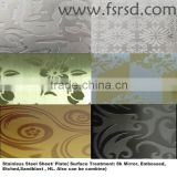 Decorative 201/316/304 stainless steel plate