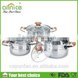 Hot Sell Africa Cookware Pot Set/3pcs Cooking Pot/3pcs Cooware Set