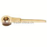 Non Sparking Tool Aluminum Bronze Hexagon Ratchet Wrench