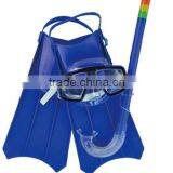 kids Diving swimming set with flippers (diving mask snorkel fins)