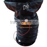 Black Explosive Proof Flexible Duct With Earth Clamp