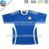 Sports Shirt Made of 100% Polyester Fast-Dry, With Taping and Embroidery Logo