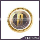 Promotional Cheap Price Bushnell Logo Badge Zinc Alloy With Digital Printing