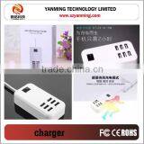 1.5m Cable 20w 6 Port Usb Charger 4A 6 USB Charger With Cable EU UK HK US thumbnail-2