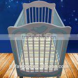 2016 Classic Design Clear Panel Adjustable Solid Baby Wooden Bed thumbnail-3