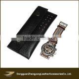Janyo Professional Customization Personalized Real Leather Watch Roll