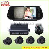 7 Inch Parking Sensor Systems With 16:9 TFT-LCD Mirror Display and Bluetooth thumbnail-2