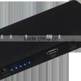 12000mAh 12v 3 in 1 USB Interface, Glare LED Flashlight, 8 Laptop Adapters Emergency12v Mini Car Battery Jump Starter