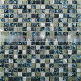 GSR04 Wavy Resin mix Glass Mosaic Interior Wall Tile