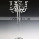 promotional christmas party indoor decoration crystal candlestick