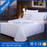 Hotel luxury embroidery cotton polyester bed sheet manufacturer