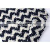 China Style 100%polyester Wave Design Coarse Jacquard Elastic Knit Fabric thumbnail-3