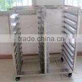 10 Trays 20 Pans Stainless Steel Trolley Bakery Bread Rack Quality Choice thumbnail-4