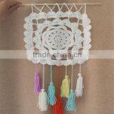 Handmade Crochet Cotton Wall Hanging for Wholesale thumbnail-1