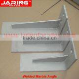 Ss304 Welding Marble Brackets With Welded Stiffener for Heavy Stone Grainte