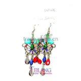 Exaggerated Fashion Alloy Earrings Gemstone Earrings thumbnail-3