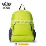 Promotional Green Nylon Foldable Travel Backpack thumbnail-1