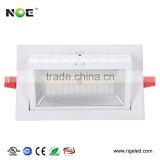 Rectangular recessed square downlight high power square downlight 60w