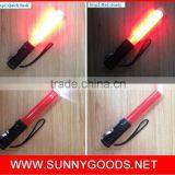red traffic and self defence baton